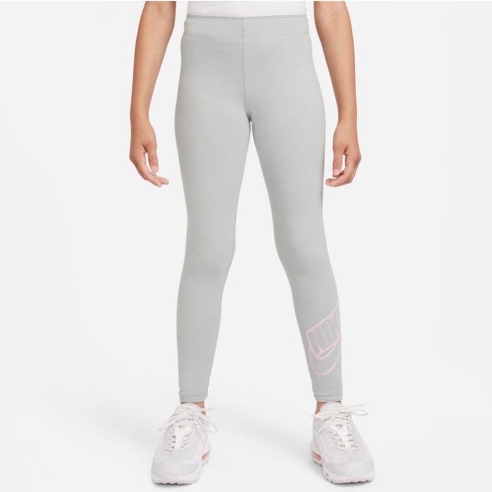 NIKE GIRLS PINK LOGO LEGGINGS 💖NWT💖IN STORES💖